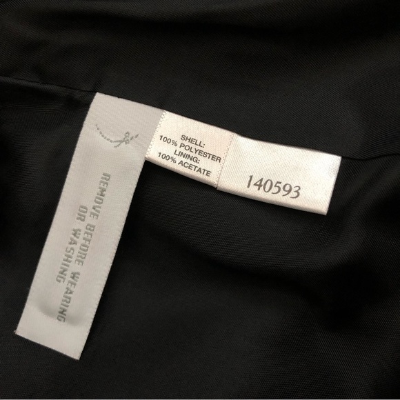 Ann Taylor Petite Black Blazer Suit Jacket Womens 6P - Picture 11 of 12